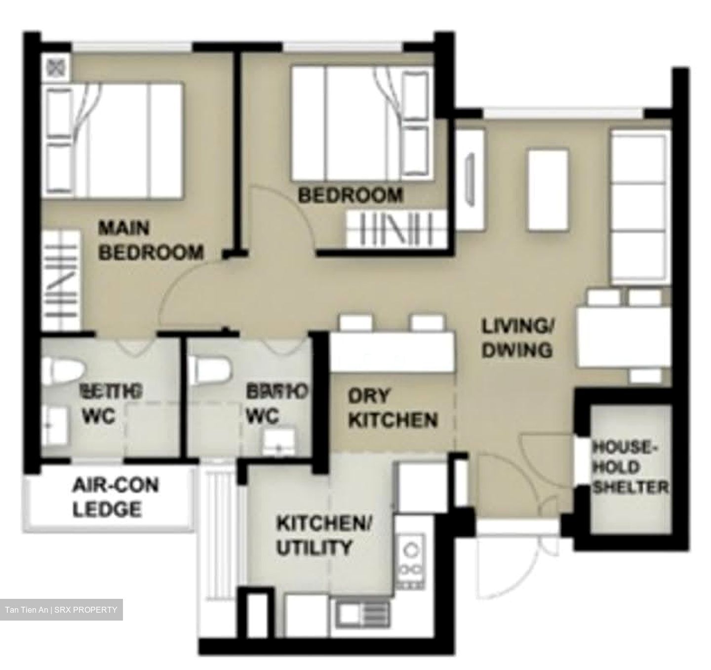 Blk 683A Waterway View (Punggol), HDB 3 Rooms #613789501